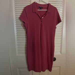Tommy Hilfiger Raspberry Polo Dress